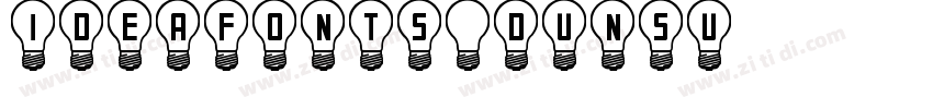IdeaFonts DunSu字体转换